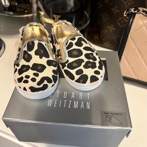 Stuart Weitzman Leopard Print Kids Shoes
